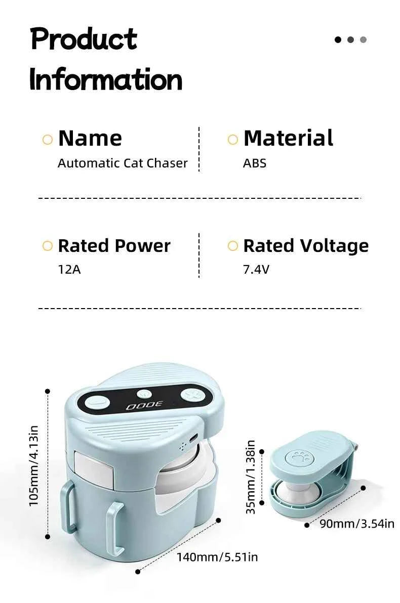 Cat Supplies Pet Running Interactive Indoor Cat Toy  Automatic/Remote DIY Speed  Adjustable  Exercise for Cats Cat accessories - Luxe Whiskers