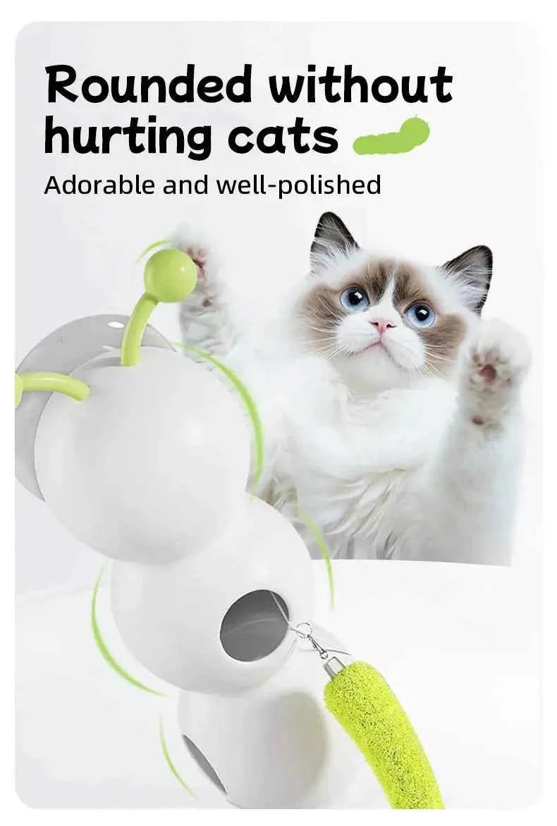 Electric Caterpillar Cat Teasing Toy - Luxe Whiskers