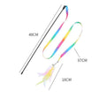 Satin Ribbon Teaser Cat Wand - Luxe Whiskers