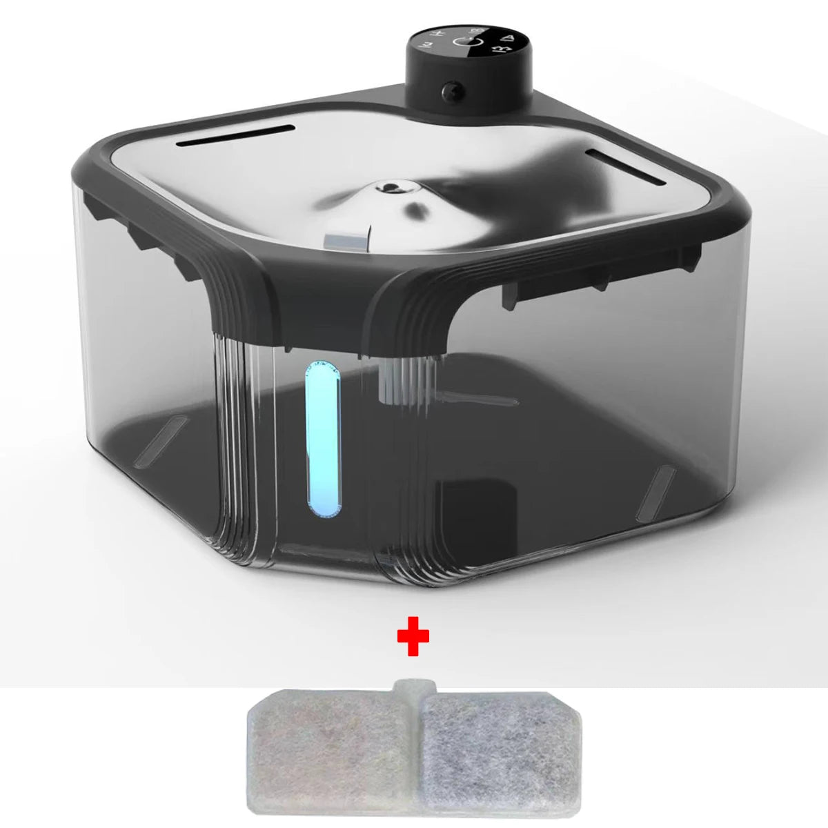 Wireless Automatic Cat Water Fountain 3600mAh 2800ML Pet Water Dispenser For Dog Cat Infrared Sensor Smart Pet Drinkier Fountain Luxe Whiskers