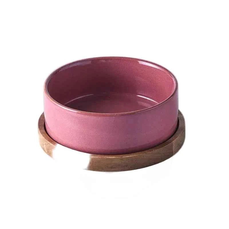 Ceramic Cat Feeding Bowl - Luxe Whiskers