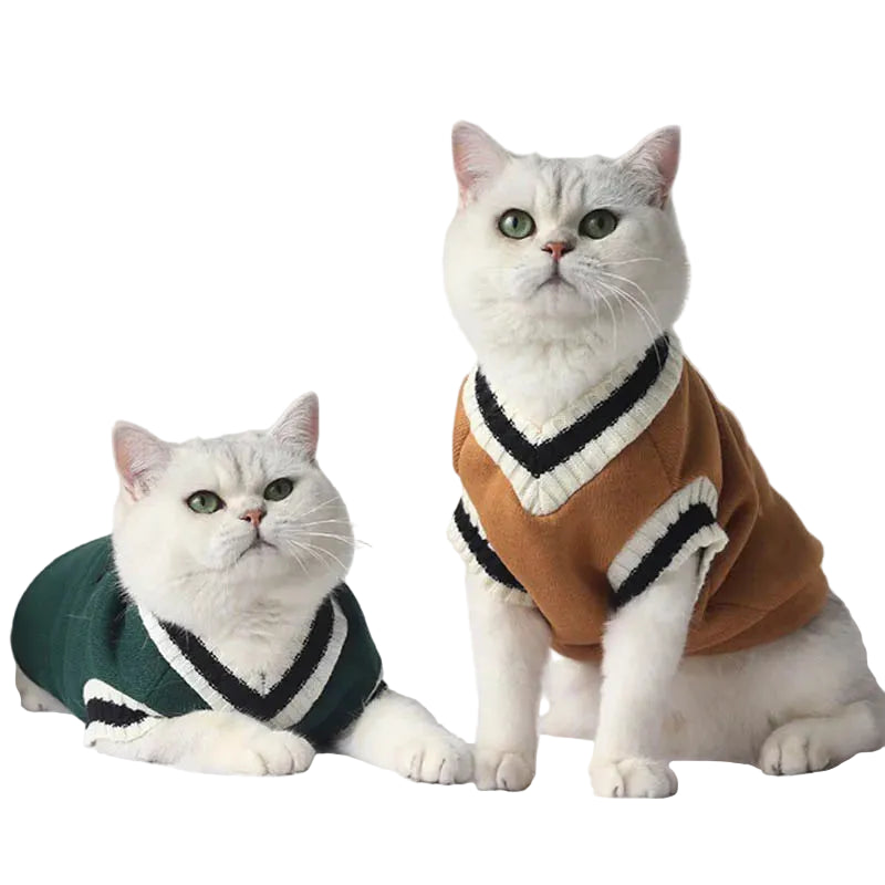 Winter Sweater Cat Pullover - Luxe Whiskers