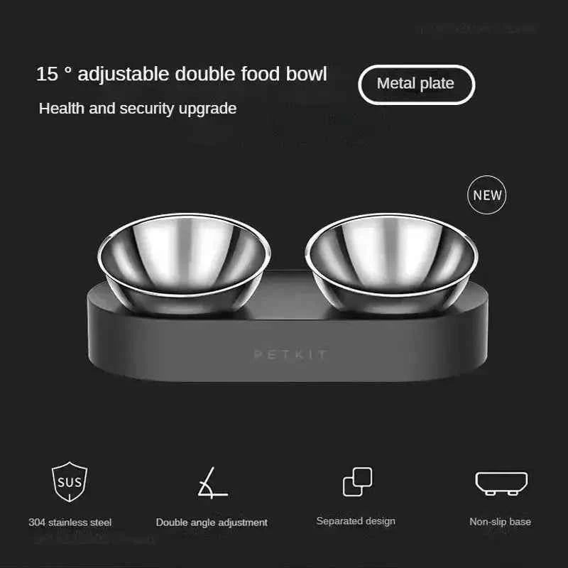 PETKIT Double Feeding Cat Bowl - Luxe Whiskers