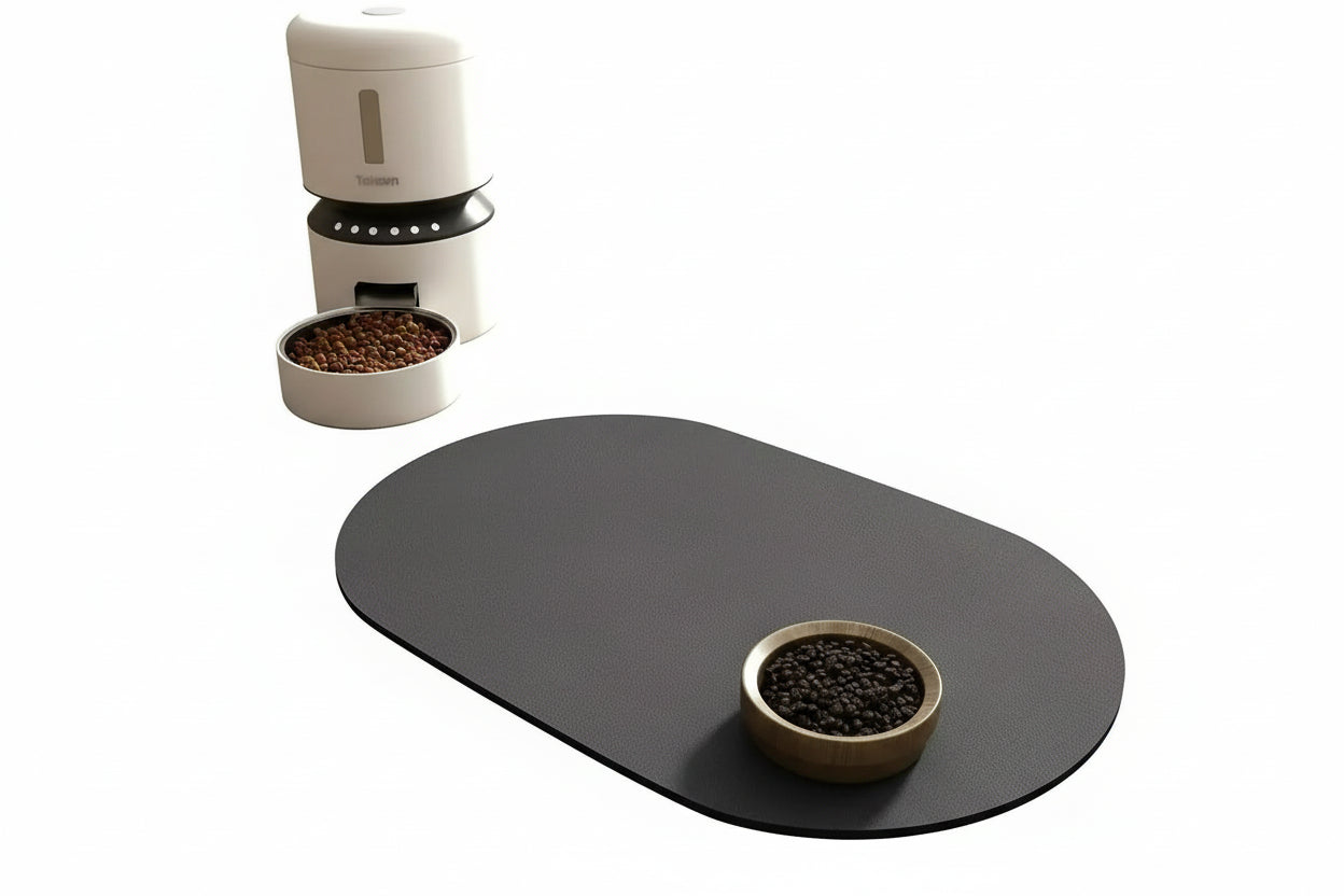 Oval Silicone Food Cat Placemat - Luxe Whiskers