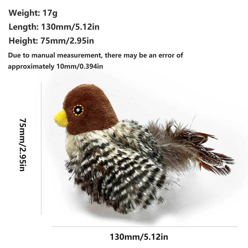 Interactive Chirping Bird Toy - Luxe Whiskers