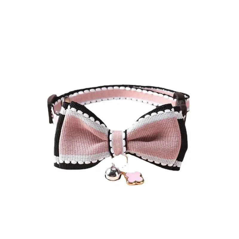 Cute Adjustable Bow Cat Collar