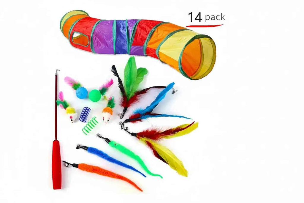 Interactive Value Cat Toy Sets - Luxe Whiskers