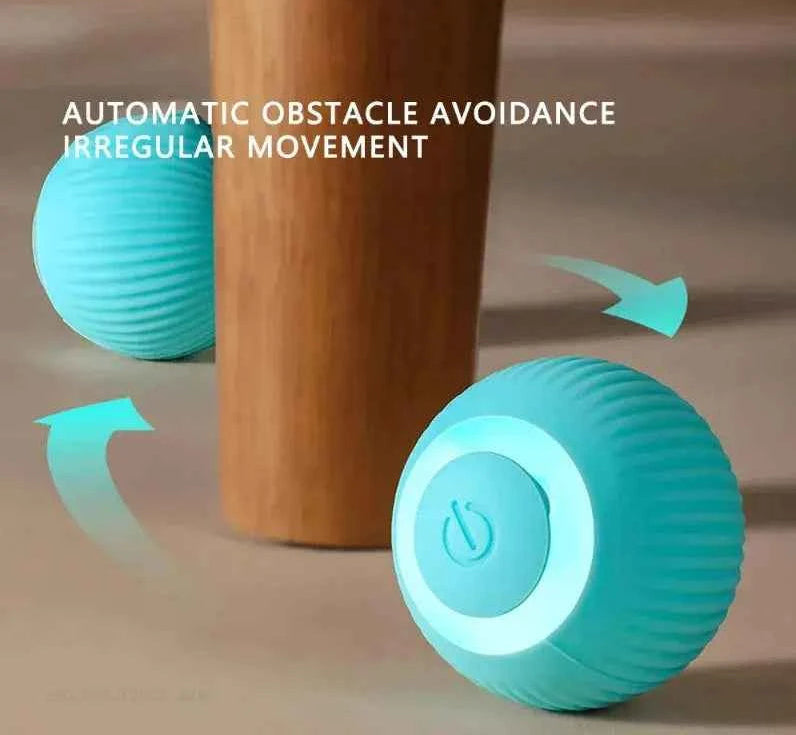 Cat Interactive Ball Smart Cat Toys Electronic Interactive Cat Toy Indoor Automatic Rolling Magic Ball PetAccessories - Luxe Whiskers