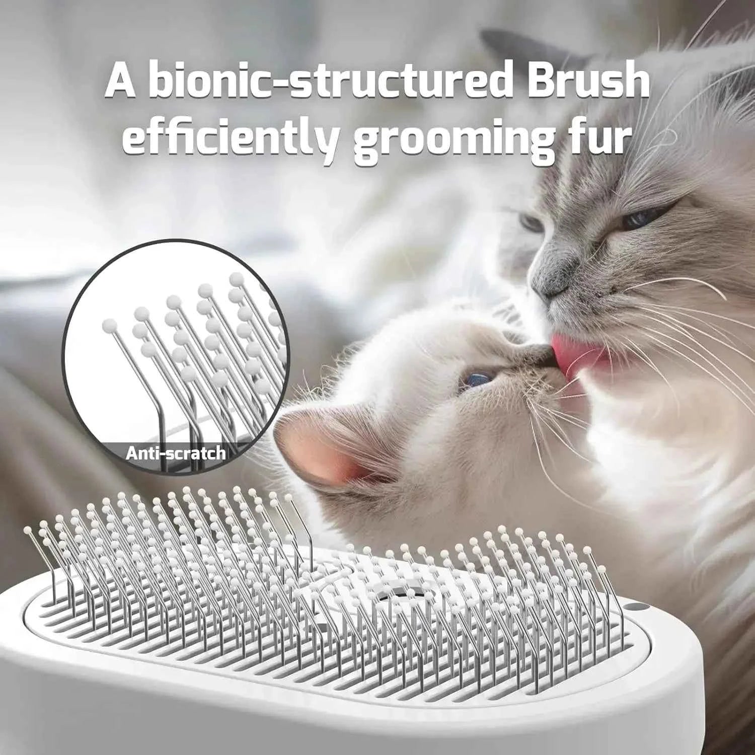 Pet Steam Brush - Luxe Whiskers