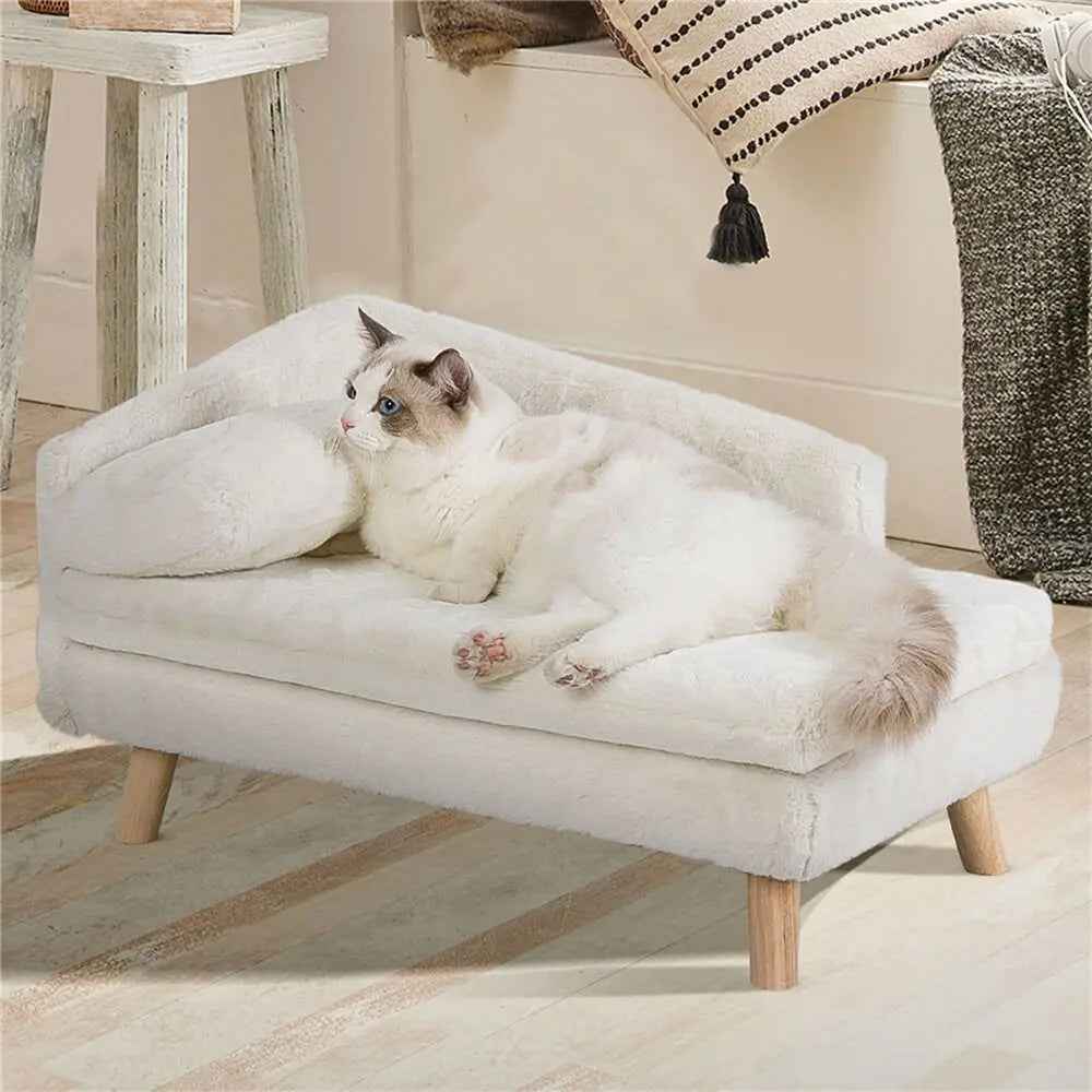 Raised Cat Bed - Medium 80x50x39cm - Luxe Whiskers