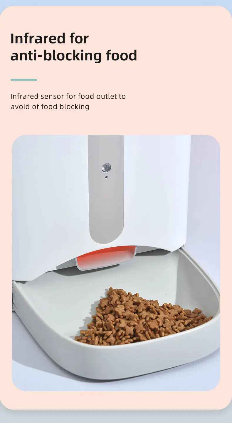 Smart Camera Pet Feeder - Luxe Whiskers