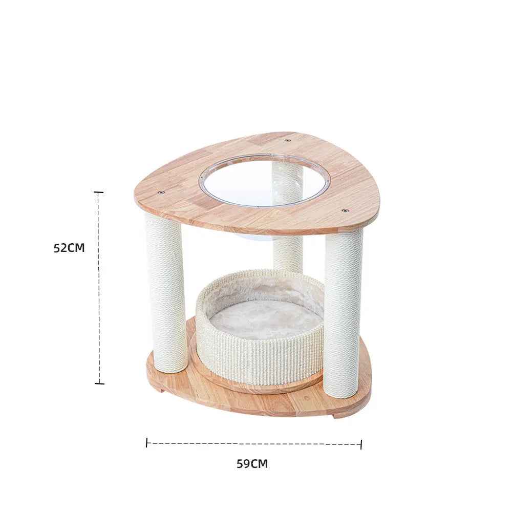 HONEYPOTCAT Space Pod Cat Tower - 52cm - Luxe Whiskers