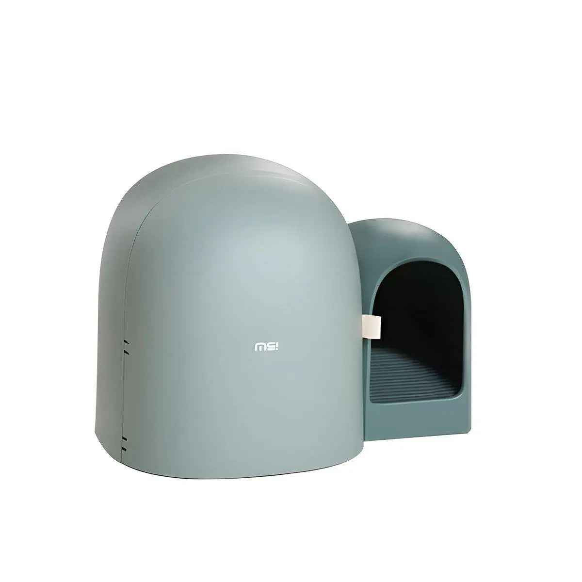 Fully Enclosed Anti-Splash Cat Litter Box- Green - Luxe Whiskers