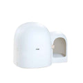 Fully Enclosed Anti-Splash Litter Box - White - Luxe Whiskers