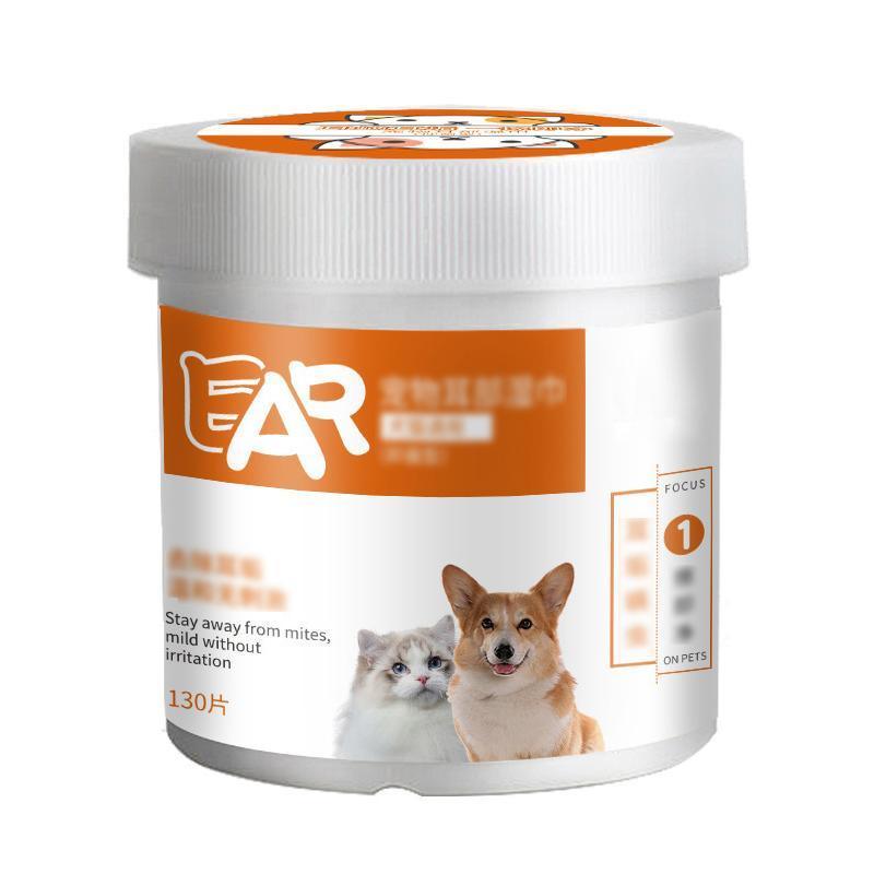 Wet Pet Ear Wipes 130pcs - Luxe Whiskers