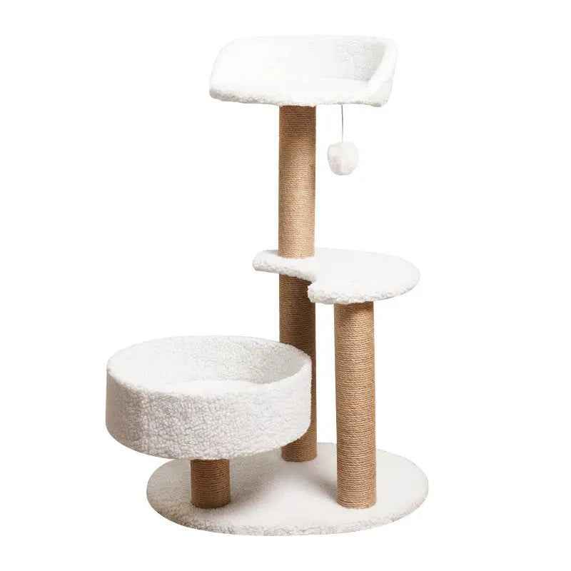 Modern Cat Tree Tower with Cozy Perches - 80cm - Luxe Whiskers
