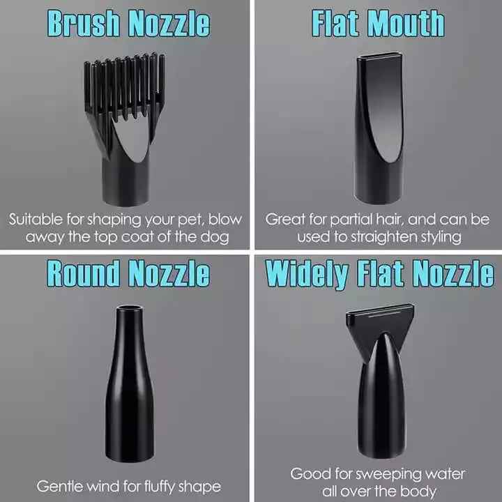 Pet Hair Dryer - White - Luxe Whiskers
