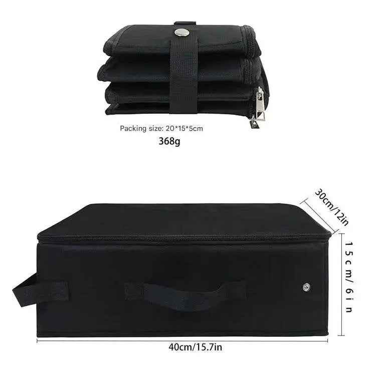 Portable Cat Litter Box - Black - Luxe Whiskers
