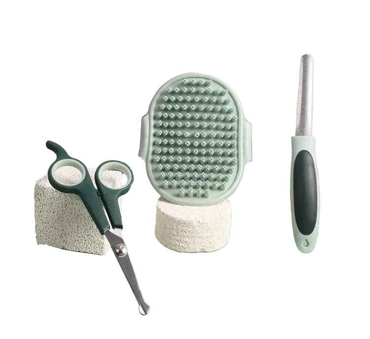 8-Piece Travel Cat Grooming Kit - Luxe Whiskers