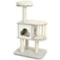 NNECW Modern Cat Tower with Platform Scratching Posts - 115cm - Luxe Whiskers